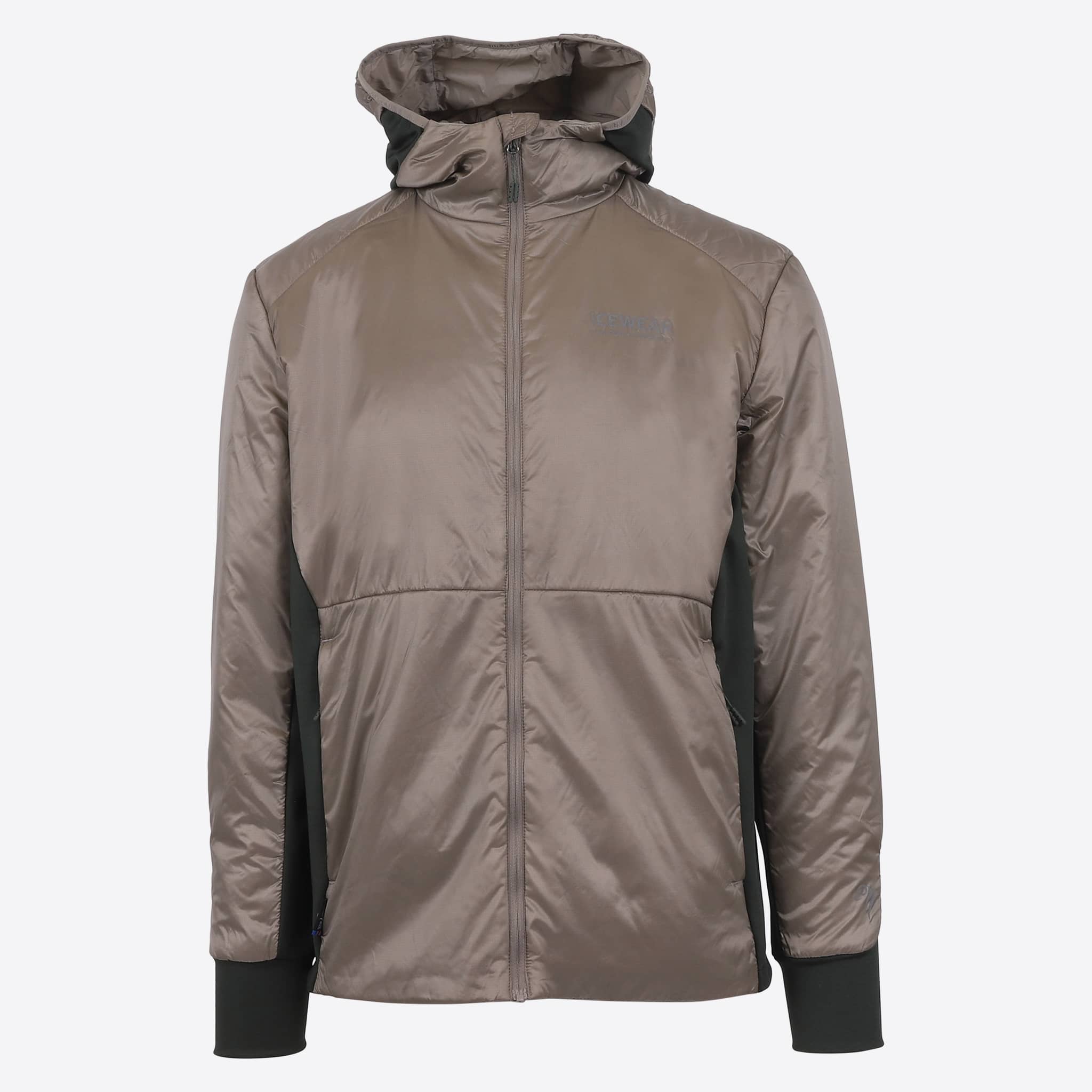 Black sheep-Kapuzenjacken Isländische Wolle Füllung 